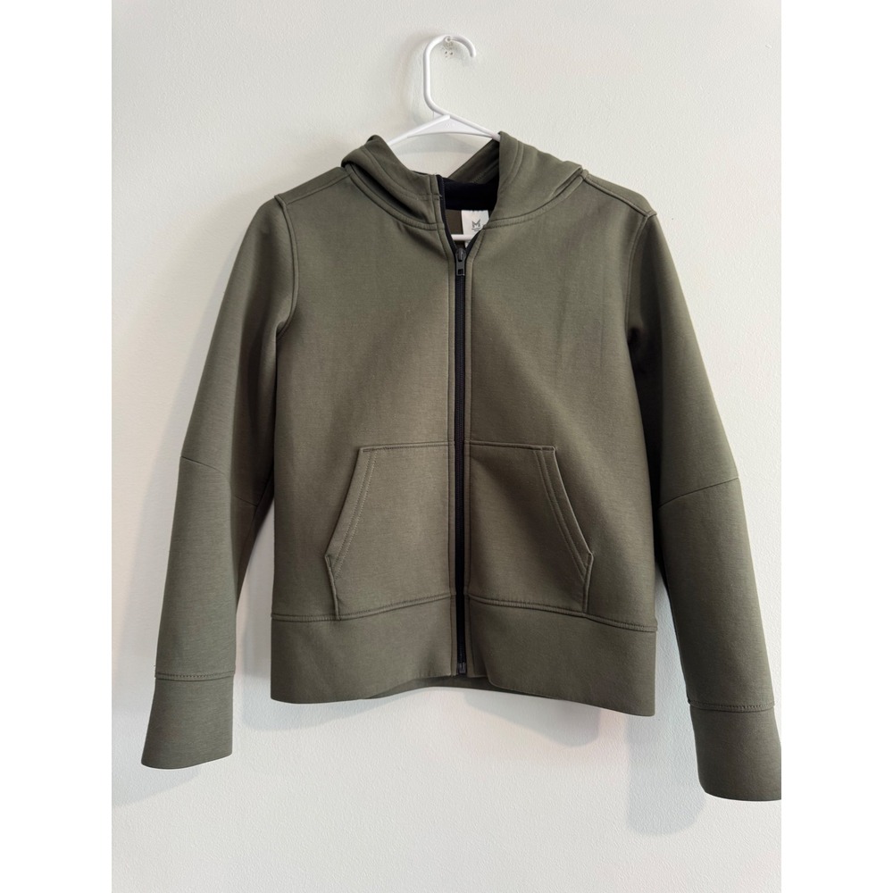 Member's Mark Everyday Tech Jacket‎ Kids L 10/12 Olive Green Full Zip Hoodie